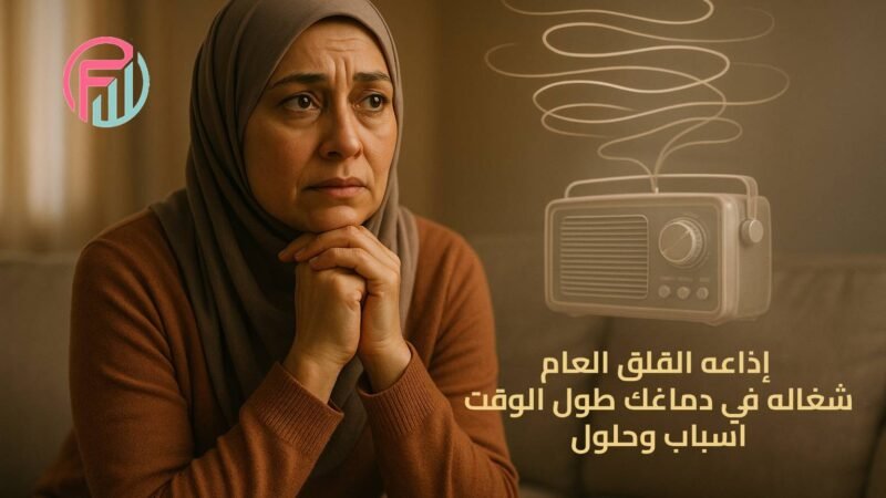 اضطراب القلق العام عند المرأة: الأسباب، الأعراض، وطرق العلاج