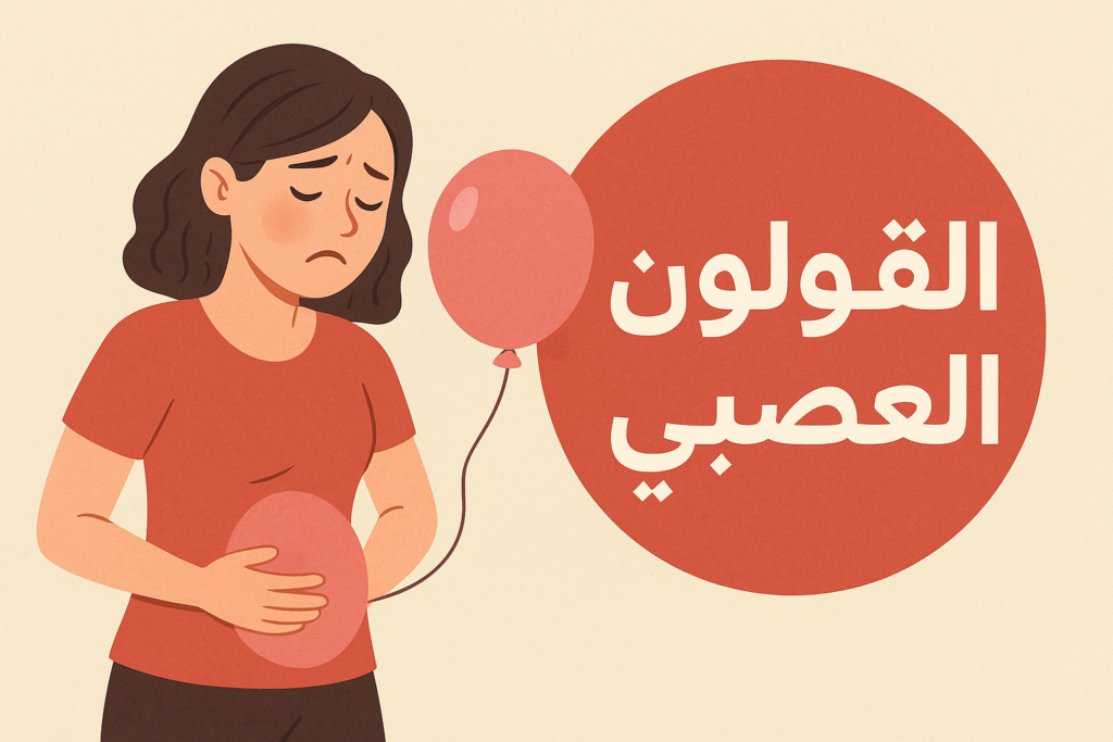 القولون العصبي – أعراض القولون العصبي – علاج القولون العصبي – انتفاخ البطن – مغص مستمر – نظام FODMAP – القولون العصبي عند النساء.